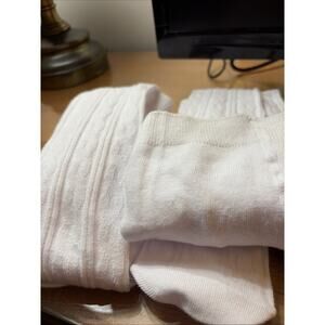 Target Girls Size 12/14 White Tights 2 Pairs